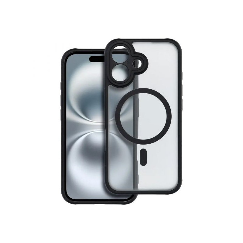 FULL MATTE  AVEC MAGSAFE POUR IPHONE 16 TRANSPARENT