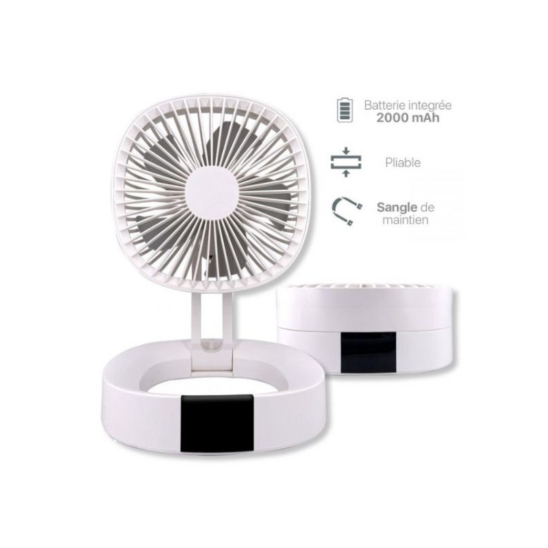 VOG VENTILATEUR PLIABLE 2000MAH GARANTIE 1MOIS
