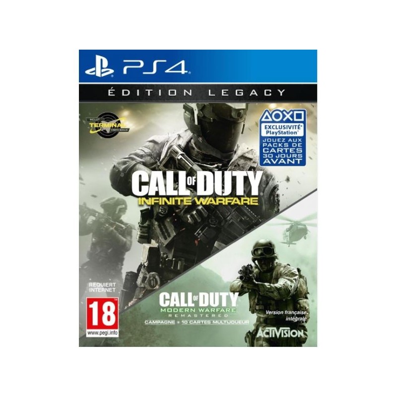 CALL OF DUTY INFINE WARFARE/MODERN WARFARE
