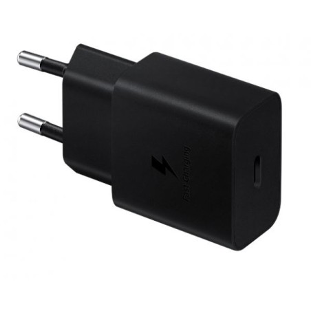 CABLE+CHARGEUR 15W SAMSUNG OFFICIEL TYPE C + CABLE TYPE C 1M BLANC (EP-T1510XBEGEU)