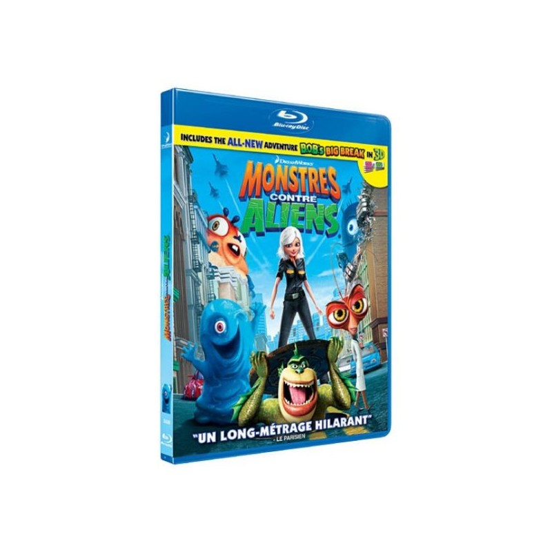 MONSTRES CONTRE ALIENS BLURAY GARANTIE 1 AN