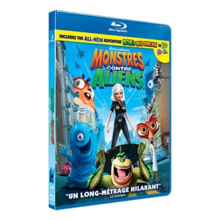 MONSTRES CONTRE ALIENS BLURAY GARANTIE 1 AN