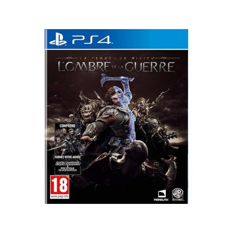 L OMBRE DE LA GUERRE : LA TERRE DU MILIEU PS4