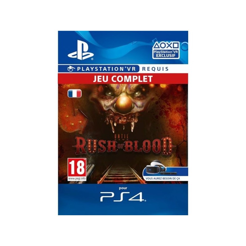 UNTIL DAWN RUSH OF BLOOD PS4